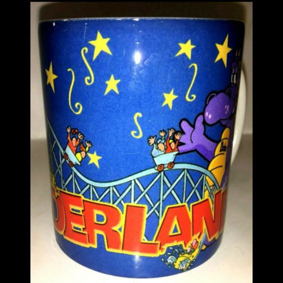 Dutch Wonderland Mug Cup Coffee Lancaster PA Duke the Dragon & Rollercoaster VG - Picture 5 of 12